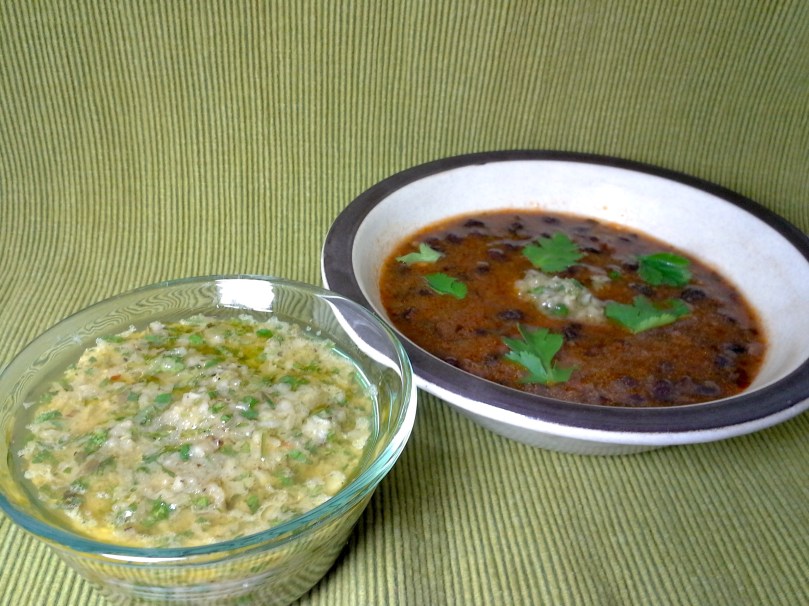 Chimichurri and Black Bean Soup